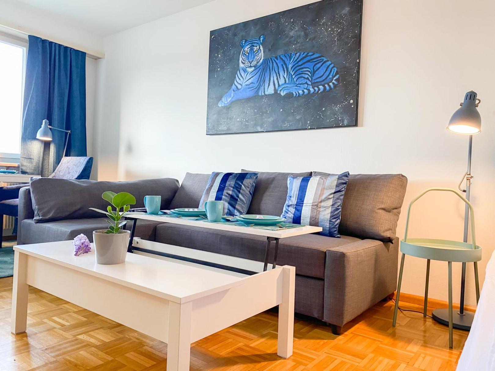 Special Blue Tiger Apartment Basel, Messe Kleinbasel 10-Star Luaran gambar