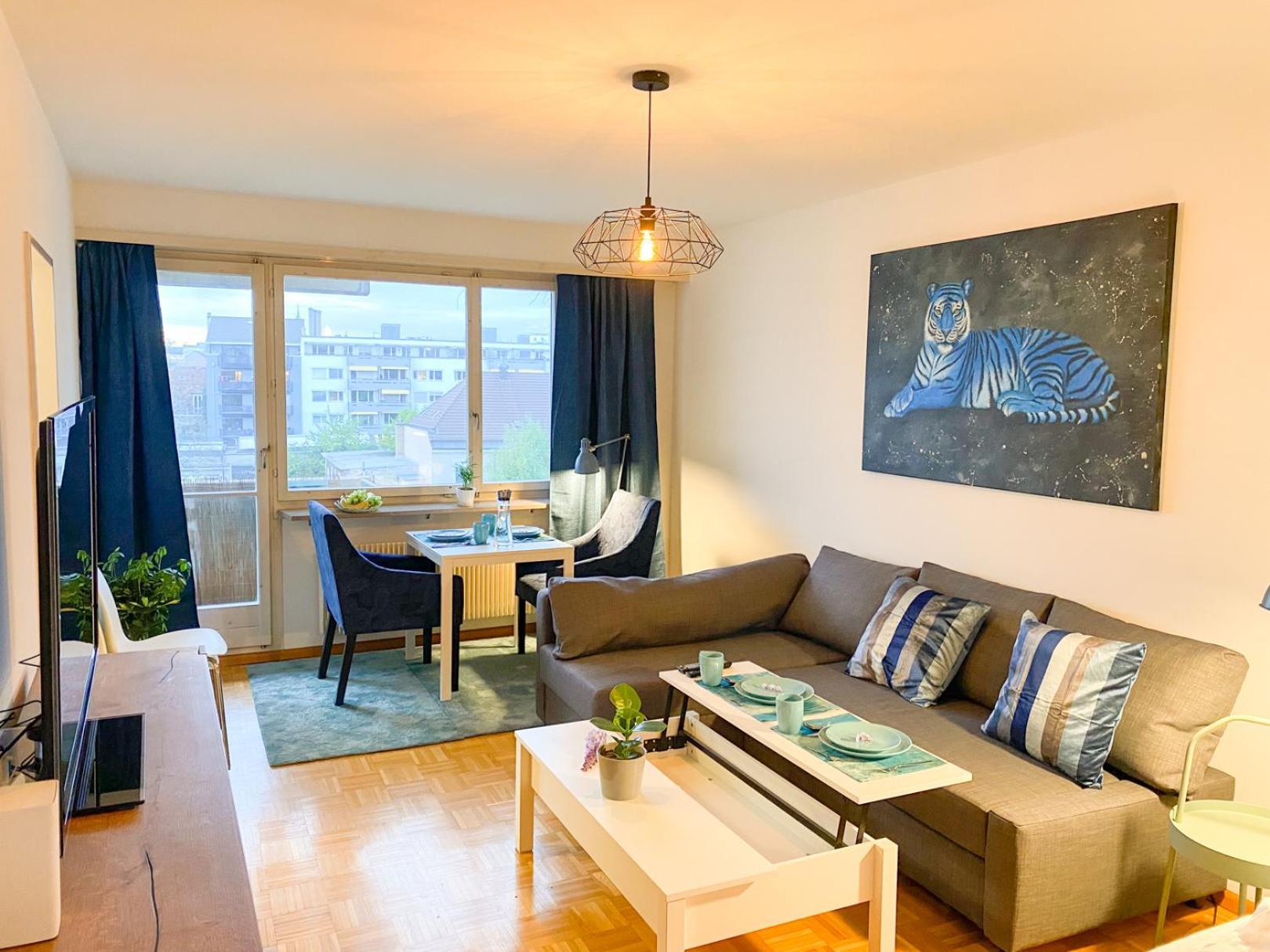 Special Blue Tiger Apartment Basel, Messe Kleinbasel 10-Star Luaran gambar